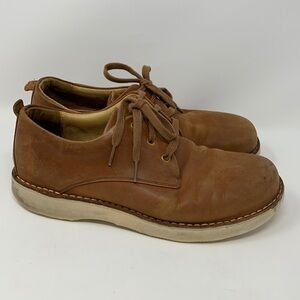 Samuel Hubbard Brown Leather Lace Up Oxford Shoes
